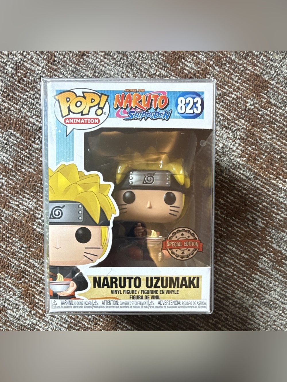 Funko Pop! Vinyl Naruto Shippuden Naruto Uzumaki #823 Special Edition